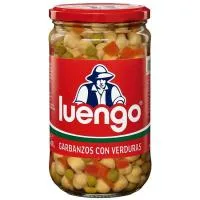 Garbanzo con Verdura Luengo, Frasco 400 G