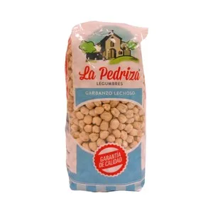 LA Pedriza Garbanzo Lechoso la Pedriza Paquete de 1 Kilogramo 1000 G