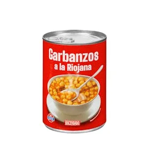 Garbanzos a la Riojana Hacendado 0.42 KG