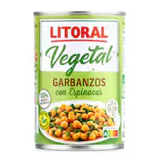 Garbanzos con Espinacas Litoral 425 G