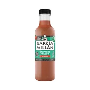 García Millán Gazpacho Fresco de Fresón de Huelva, con Aceite de Oliva Virgen Extra 750 Ml.