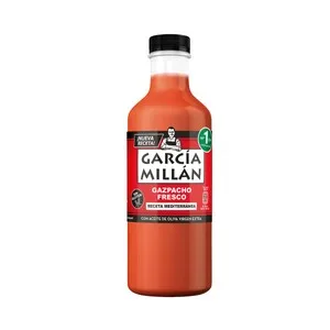 García Millán Gazpacho Fresco Receta Mediterránea 1 L. 1000 ML