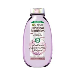 Original Remedies de Garnier Champú Rellenador para Cbellos Largos, sin Brillo 400 Ml.