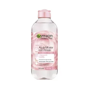 Garnier Skin Active Agua Micelar con Rosas, para Piel Apagada y Sensible 400 Ml.