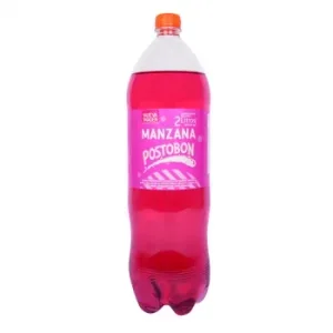 Gaseosa Postobon Sabor Manzana Botella 2 L.