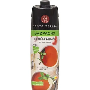 Gazpacho 100% Natural sin Aditivos con Aove sin Gluten Santa Teresa