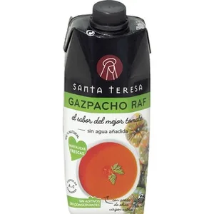 Gazpacho Raf 100% Natural sin Aditivos con Aove sin Gluten Santa Teresa