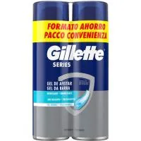 Gel Afeitar Series Efecto Hielo Gillette, Pack 2x200 Ml