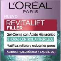 Gel-crema C/ Ácido Hialurónico L`oreal Revitalift, Tarro 50 Ml
