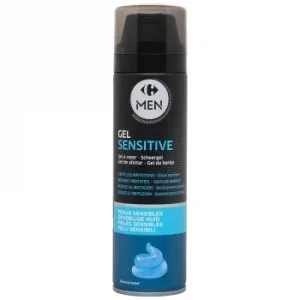 Gel de Afeitado Piel Sensible Men Carrefour 200 Ml.