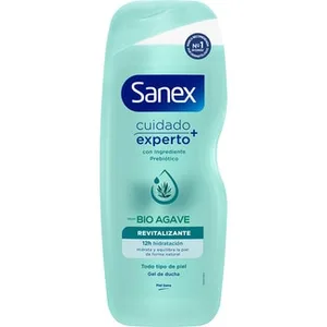 Gel de Baño Bio Agave Revitalizante 0% Sulfatos para Todo Tipo de Pieles Sanex Cuidado Experto