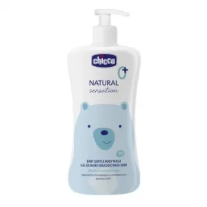 Gel de Baño Delicado para Bebé Natural Sensation 0m+ Chicco 500 Ml.