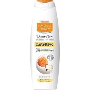 Gel de Baño Dermacare Nutritivo con Miel y Manteca de Karité Nutre y Suaviza Natural Honey