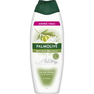 Gel de Baño en Crema Natur Balance Oliva Verde Cuidado Hidratante + 50 Ml Gratis Palmolive