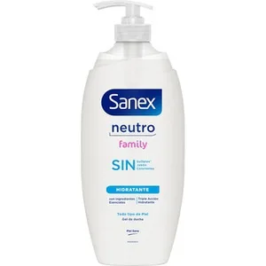 Gel de Baño Family Hidratante Sanex Neutro sin
