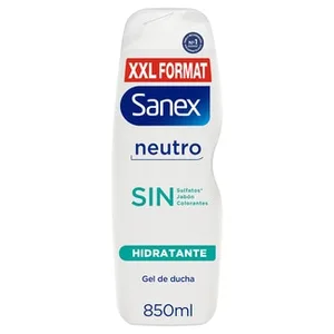 Gel de Baño Hidratante con Ingredientes Esenciales para Todo Tipo de Piel Sanex Neutro sin