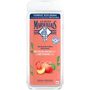 Gel de Baño Hidratante y Refrescante Melocotón y Nectarina Bio LE Petit Marseillais