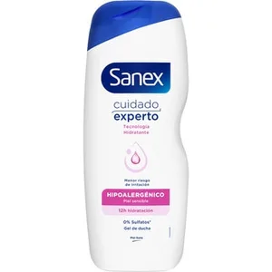 Gel de Baño Hipoalergénico para Piel Sensible Sanex Cuidado Experto