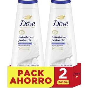 Gel de Baño Nutritivo Hidratación Profunda 0% Sulfatos Pack 2 Dove