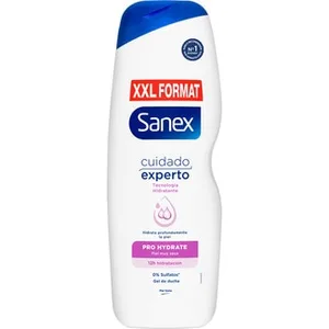 Gel de Baño Pro Hydrate con Prebiótico Natural 0% Sulfatos Piel Muy Seca Sanex Cuidado Experto