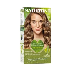 Naturtint Gel de Coloración Permanente sin Amoníaco, Tono 7g Rubio Dorado Naturtin. 7 G