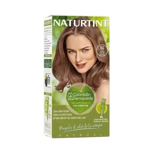 Naturtint Gel de Coloración Permanente sin Amoníaco, Tono 6g Rubio Oscuro Dorado Naturtin. 6 G