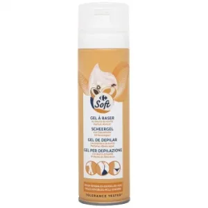 Gel de Depilar Piel Sensible con Manteca de Karité Perfume Albaricoque Carrefour Soft 200 Ml.