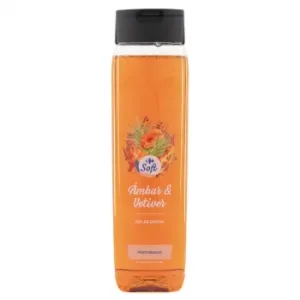 Gel de Ducha Ámbar y Vetiver Soft Carrefour 750 Ml.
