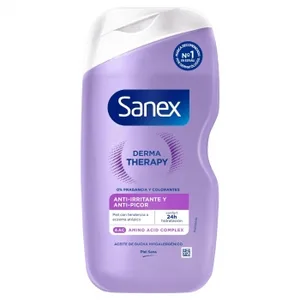 Gel de Ducha Anti-irritante y Anti-picor Derma Therapy Sanex 425 Ml.