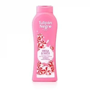 Gel de Ducha Fresa y Nata Tulipán Negro 650 Ml.