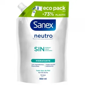Gel de Ducha Neutro Hidratante Sanex 950 Ml.
