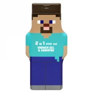 Gel de Ducha y Champú 2 en 1 Steve Minecraft 400 Ml.