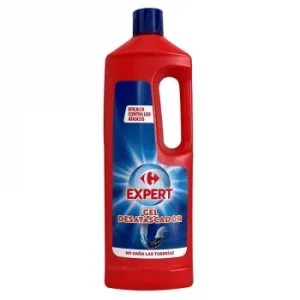 Gel Desatascador Tuberías Carrefour Expert 1 L.