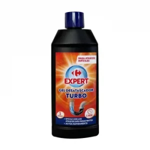 Gel Desatascador Turbo Tuberias Carrefour Expert 500 Ml.