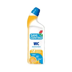 Sanicentro Gel Desinfectante de WC con Lejía y Frescor Cítrico 1 L. 1000 ML