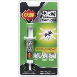 Gel Jeringa Mata Hormigas y Pececitos de Plata  Orion 1 Unidad