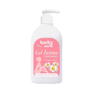 Kooky World Gel para la Higiene Íntima Femenina con Extracto de Camomila Kooky World 500 Ml.