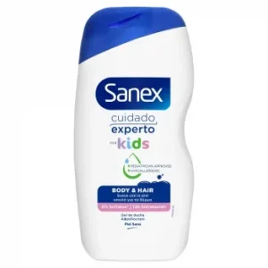 Gel y Champú de Ducha para Niños Cuidado Experto Sanex 475 Ml.