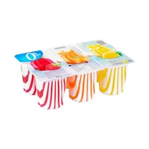 Gelatina 0% Azúcar Sabores Fresa, Mandarina y Limón Hacendado 0.6 KG