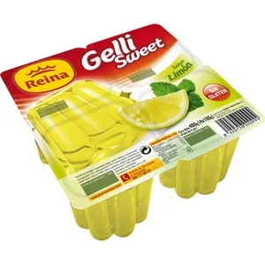 Gelli Sweet Gelificado Sabor Limón sin Gluten Pack 4 Reina