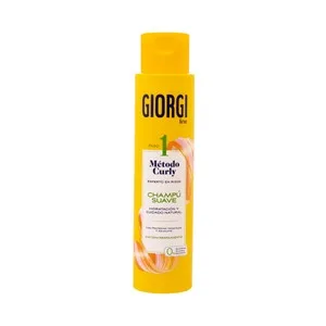 Giorgi Método Curly Champú Suave Paso 1 con Proteínas Vegetales y Aguacate, para Cabellos Rizados o Encrespados 350 Ml.