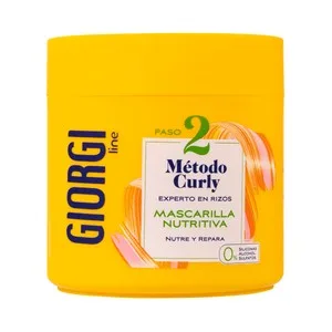 Giorgi Metodo Curly Mascarlla Nutritiva Paso 2 para un Pelo con Rizos Cuidados 250 Ml. 350 ML