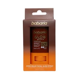 Babaria Glow Effect Protector Solar Facial en Stick con FPS 50+ (muy Alto) 20 Ml.