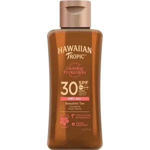 Glowing Protection Aceite Seco Solar Protector Spf-30 Aroma Tropical Resistente al Agua Hawaiian Tropic