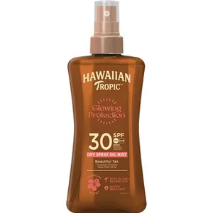 Glowing Protection Aceite Solar Seco Spf-30 Aroma Tropical Resistente al Agua Hawaiian Tropic