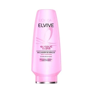 Elvive Glycolic Gloss Acondicionador Sellador del Brillo, para Cabellos Apagados o sin Brillo 300 Ml.