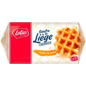 Gofres Lieja con Perlas de Azúcar 5 X 50 Gr