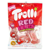 Golosinas Mini Aros de Fresa y Nata Trolli 100 G