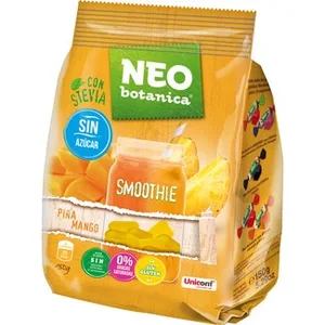 Golosinas Smoothie Sabor Piña y Mango sin Azúcar, sin Gluten y sin Aceite de Palma NEO Botanica