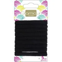 Gomas de Espuma Negras Glamour, Pack 9 Uds